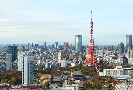 東京タワーが見える景色